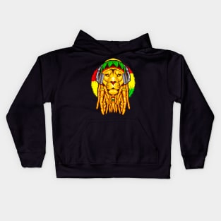 Rastafarian Lion Leo Zodiac Horoscope Astrology Kids Hoodie